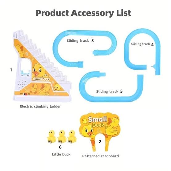 Cute Duck Escalator Toy – Light-Up Climbing Fun for Kids