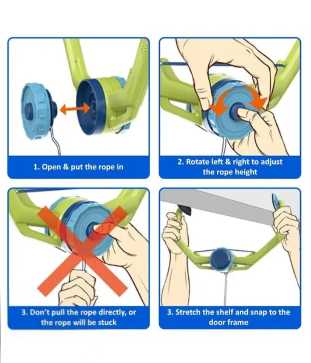 Hanging Self-Training Table Tennis Set – 2 Rackets & Balls Included