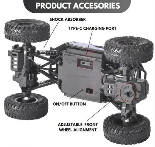 Rock Crawler RC Car – Power, Grip & Extreme Off-Road Action!