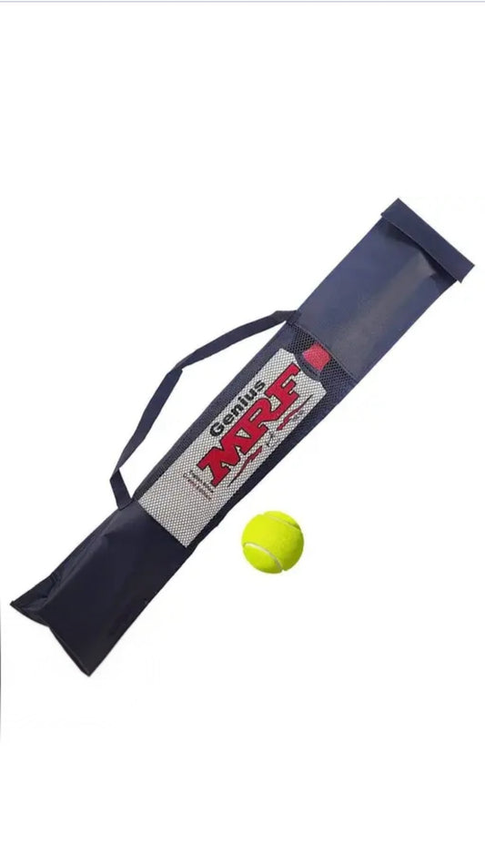 Kids Size 6 Popular Willow Cricket Bat with Tennis Ball – Perfect for Young Beginners