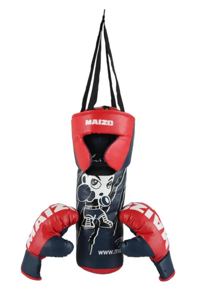 Kids Hanging Boxing Set – Punch Bag, Gloves & Headguard