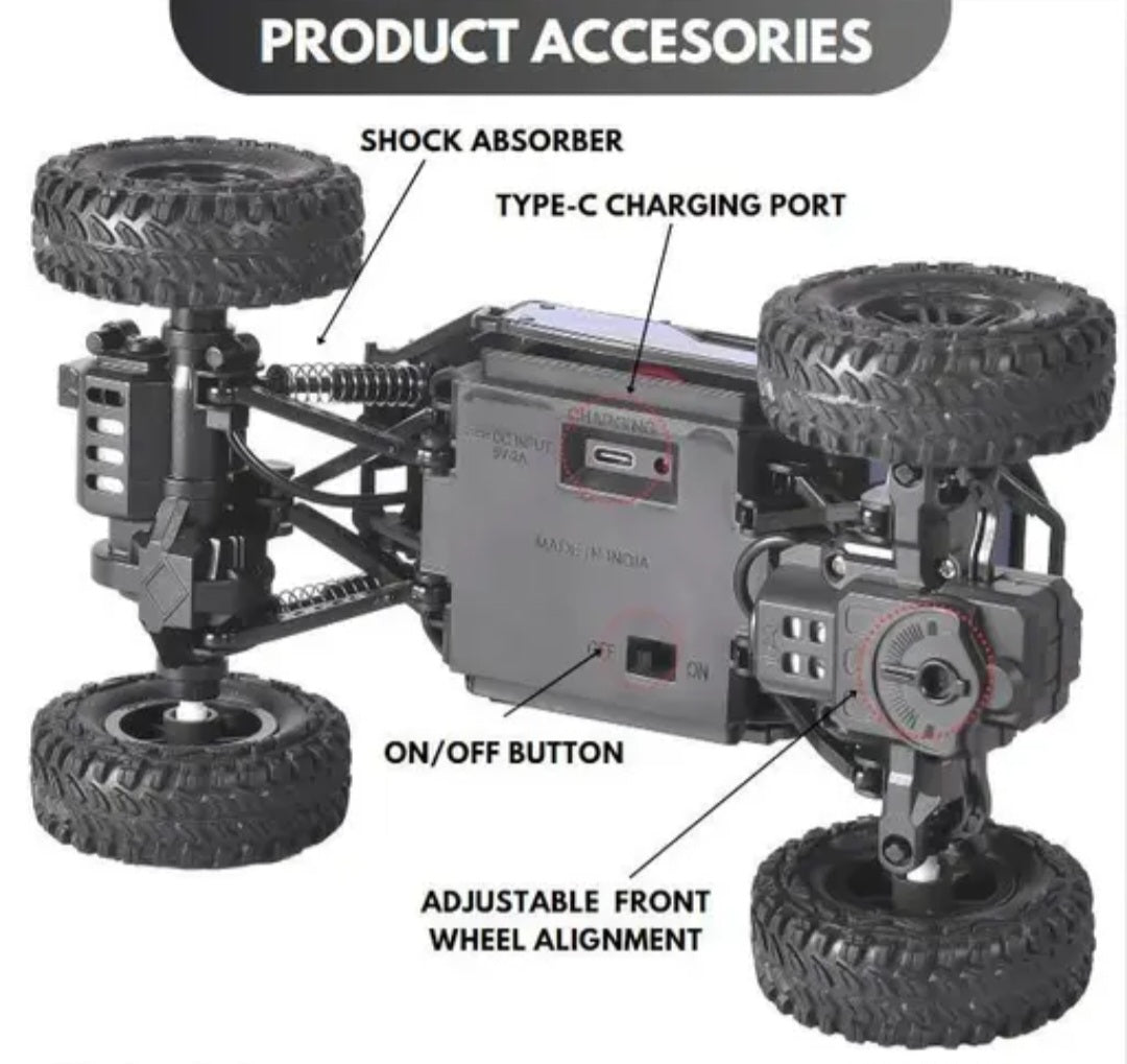 Rock Crawler RC Car – Power, Grip & Extreme Off-Road Action!