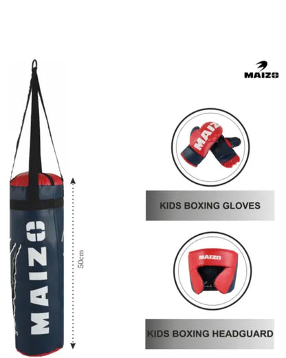 Kids Hanging Boxing Set – Punch Bag, Gloves & Headguard
