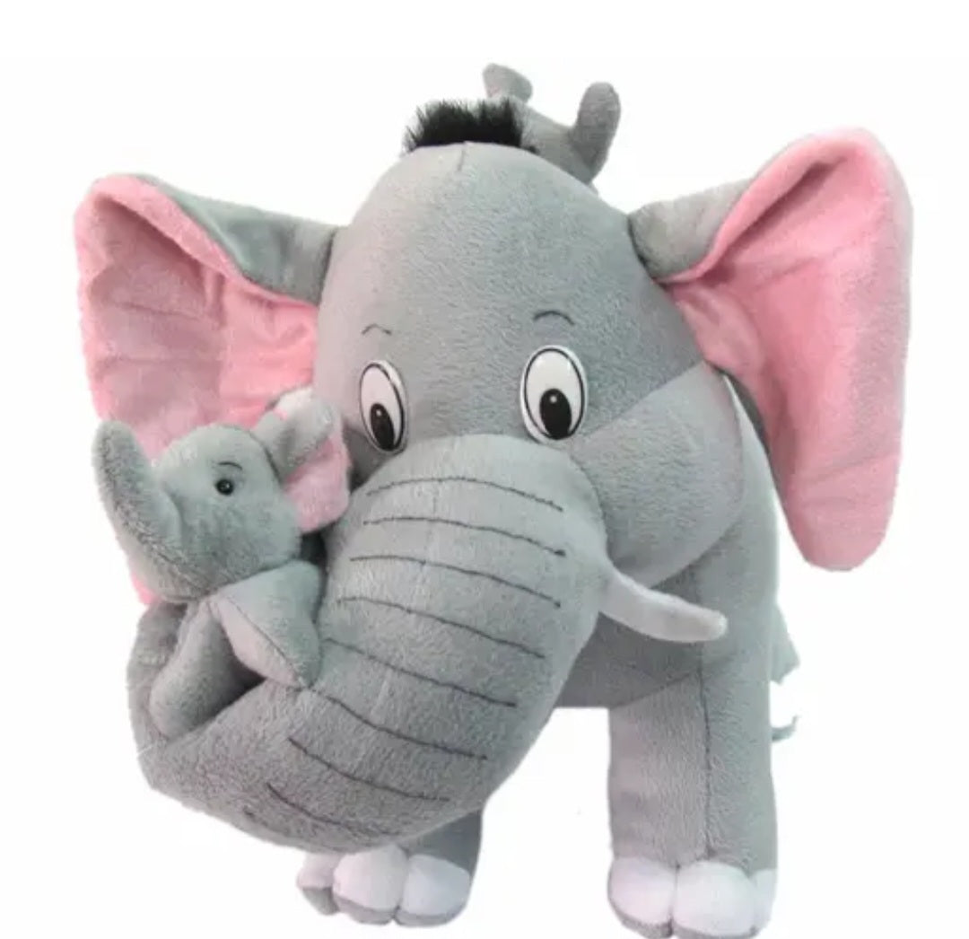 Mother & Baby Elephant Soft Toy – Cuddly, Comforting, and Your Toddler’s Bestie